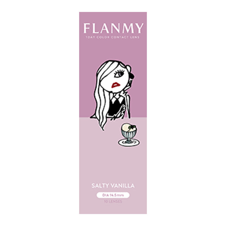 ソルティーバニラ(SALTY VANILLA)のパッケージ画像 | フランミー FLUNMY | 1day カラコン カラーコンタクト
