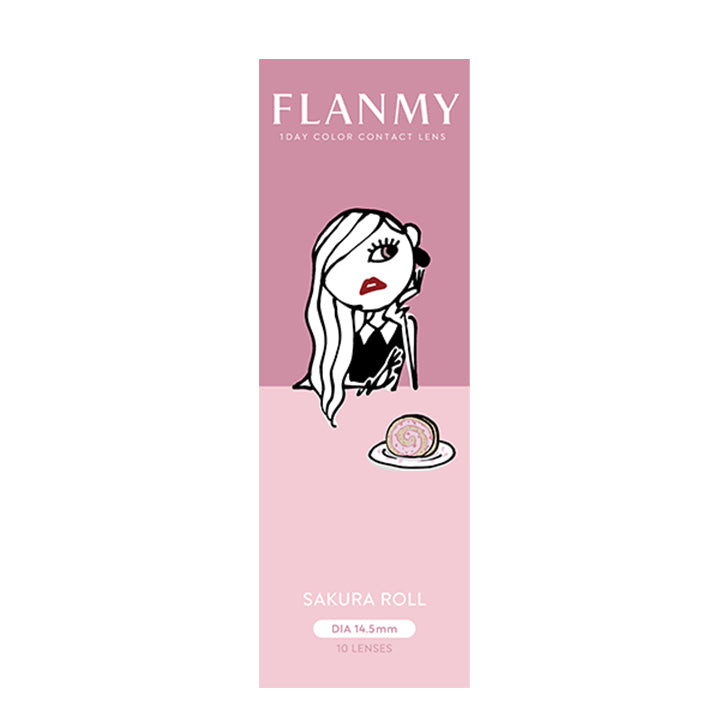 サクラロールのパッケージ画像|フランミー(FLANMY)コンタクトレンズ