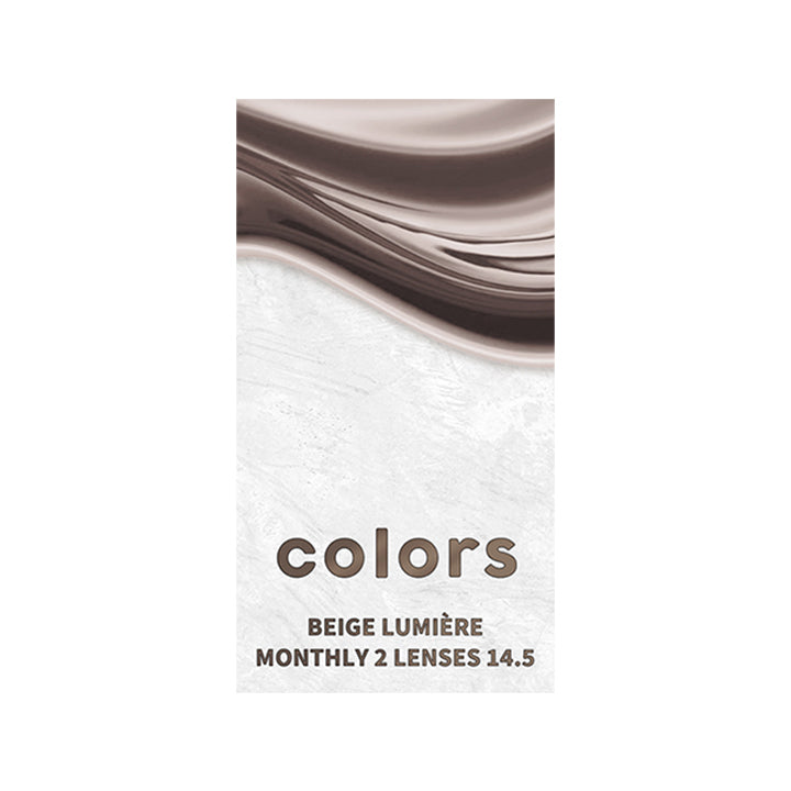 ベージュ ルミエール(Beige Lumiere)のパッケージ画像 | カラーズ colors 1month monthly カラコン カラーコンタクト
