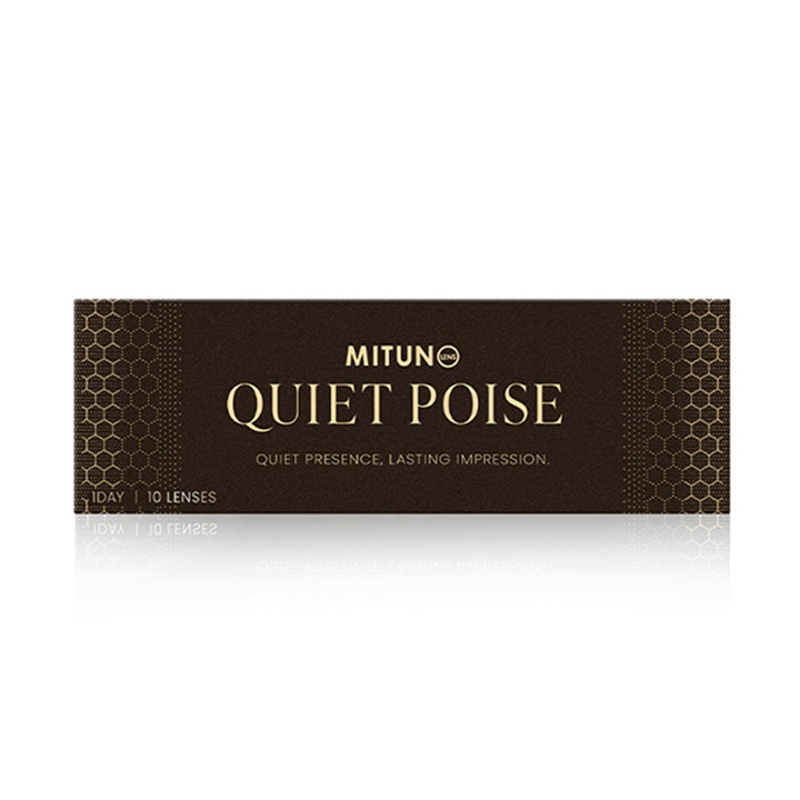 蜜のレンズ クワイエットポイズ(Mitunolens Quiet Poise)のパッケージ画像 | 蜜のレンズ クワイエットポイズ mitunolens quiet poise 1day カラコン カラーコンタクト
