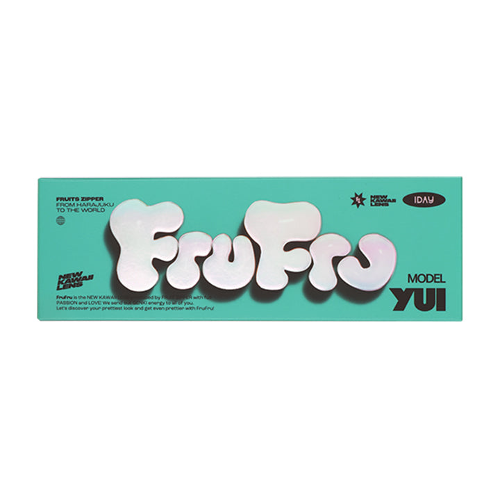 ユイブラウン(YUI BROWN)のパッケージ写真| フルフル FruFru 1day カラコン カラーコンタクト 
