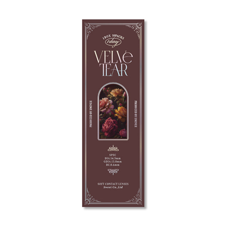 モカヴェール(Mocha Veil)のパッケージ画像 | ヴェルヴェティア Velvetear 1day カラコン カラーコンタクト
