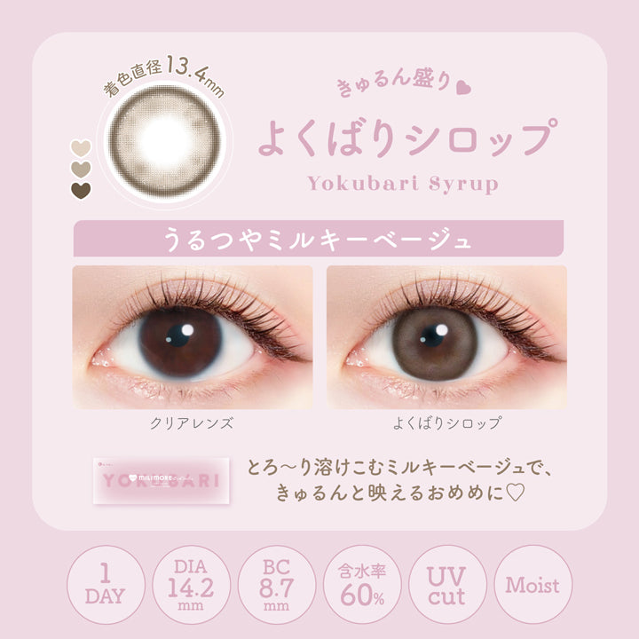 エバーカラーワンデーミリモア(EverColor1day MILIMORE) よくばり
