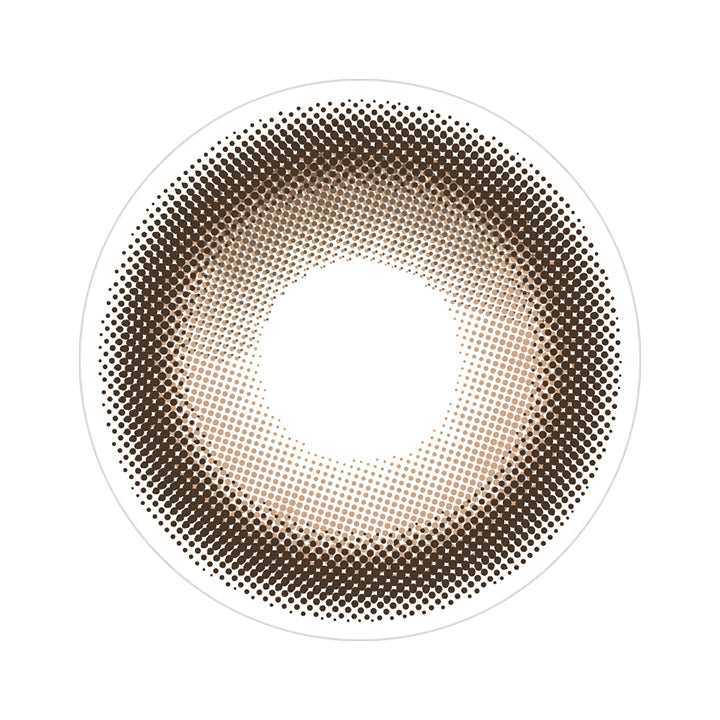 溺愛ベージュ(Dekiai Beige)のレンズ画像 | トリコニナル Toriconinaru 1day カラコン カラーコンタクト
