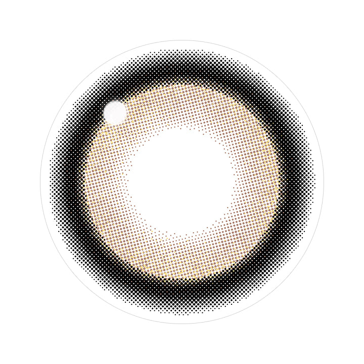 ラメブラウン(Lame Brown)のレンズ画像 | シークレットキャンディーマジックワンマンス SECRET CANDYMAGIC 1month カラコン カラーコンタクト
