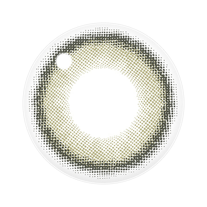 オリーブグリーン(OLIVE GREEN)のレンズ写真 | ユリアアイドル カンナロゼ URIA i-DOL CANNA ROZE  1day カラコン カラーコンタクト
