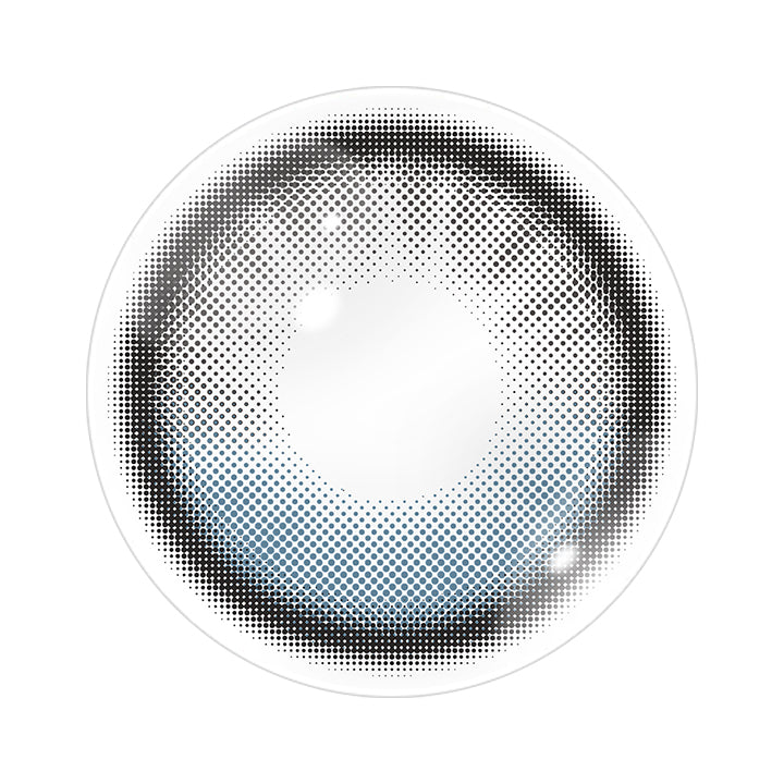 シャルムブルー(Charm Blue)のレンズ画像 | ミフェ Mifee 1day カラコン カラーコンタクト
