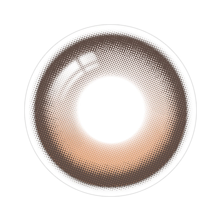 ルナンブラウン(Lunan Brown)のレンズ画像 | アンローラ Unrolla 1day カラコン カラーコンタクト
