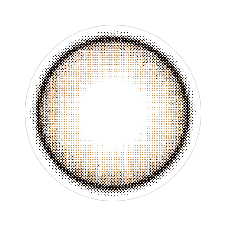 スターフレアベージュ (Starflare Beige)のレンズ画像 | eyestar アイスター 1day カラコン カラーコンタクト

