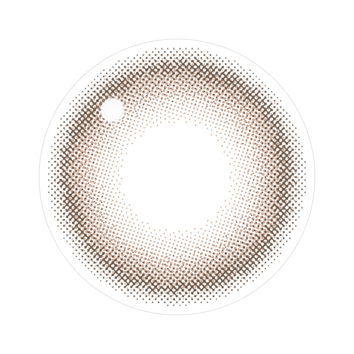 シャイブラウン(Shy Brown)のレンズ画像 | レヴィアワンマンスサークル ReVIA 1MONTH CIRCLE カラコン カラーコンタクト
