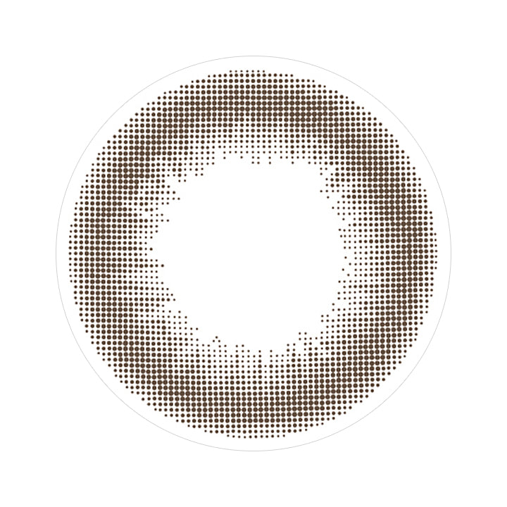 レヴィア トーリック ワンデー サークル(ReVIA TORIC 1day CIRCLE) 【乱視用:乱視度数:-0.75D 乱視軸:90°】ブラウン