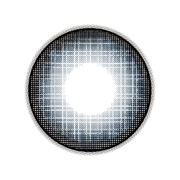 ワッフルチェックグレー(Waffle check Gray)のレンズ画像 | フルーリーマンスリー Flurry Monthly カラコン カラーコンタクト
