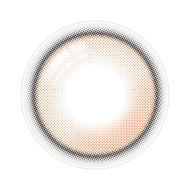 キューティーベージュ(Cutie Beige)のレンズ画像 | エーアイ a-eye 1day カラコン カラーコンタクト
