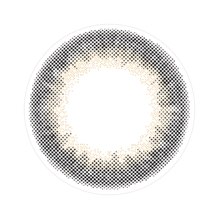 ルースブラック(loose black)のレンズ写真|ルミアコンフォート2ウィークサークル LuMia comfort 2week CIRCLE カラコン カラーコンタクト
