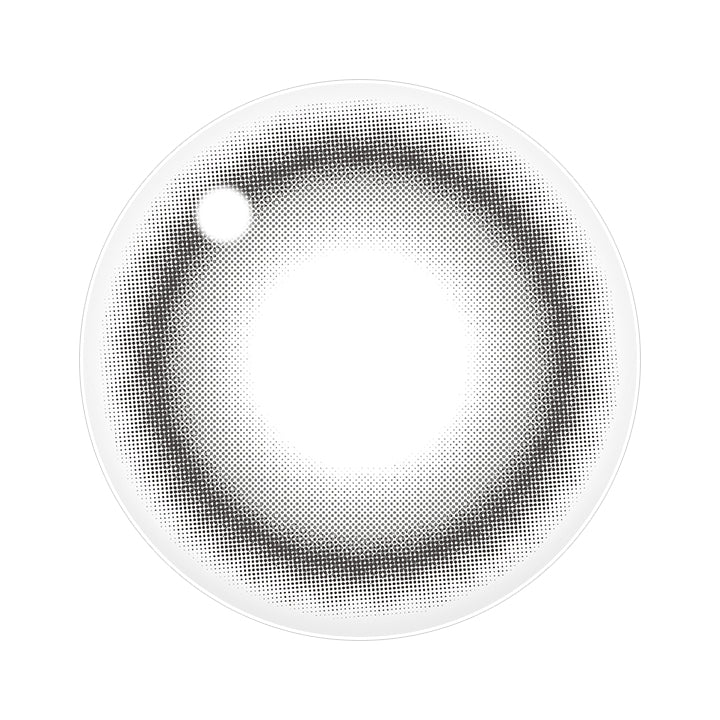 エッセンシャルグレー(ESSENTIAL GRAY)のレンズ写真 | ユリアアイドル アイズ URIA-iDOL eyeis 1day カラコン カラーコンタクト
