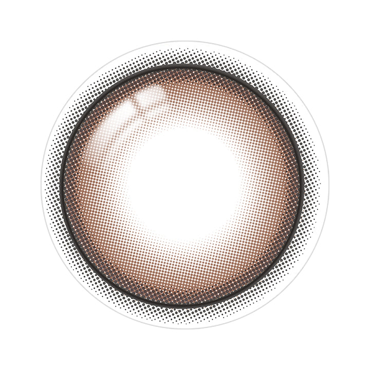 リファインドブラウン(Refined Brown)のレンズ画像 | エーアイ a-eye 1day カラコン カラーコンタクト

