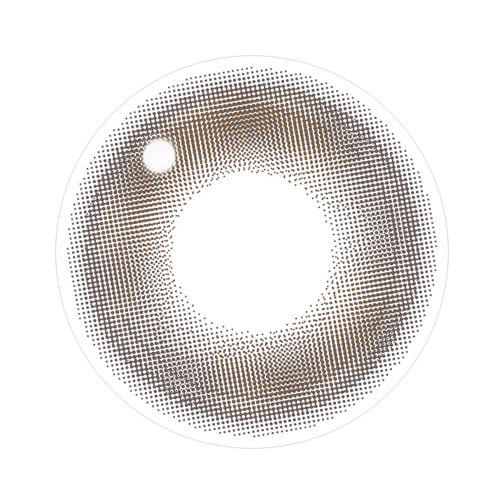 ヌイブラウン(Nui Brown)のレンズ画像 | レヴィア ワンデー サークル ReVIA 1DAY CIRCLE カラコン カラーコンタクト
