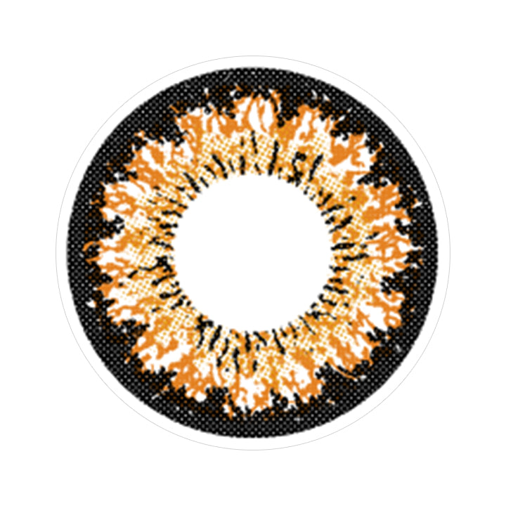 ハッピーブラウン(Happy Brown)のレンズ画像 | モモンスター MoMonster 1month カラコン カラーコンタクト
