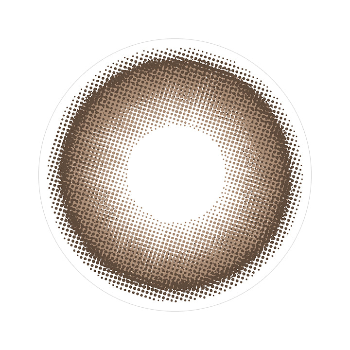 超盛れリングベージュ(chomore ring beige)のレンズ写真|超モテコンウルトラワンデー MOTECON ULTRA ONE DAY 1day カラコン カラーコンタクト