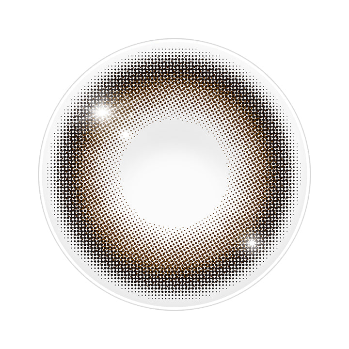セピアブラウン(sepia brown)のレンズ画像 | ロミュ rom'u 1day カラコン カラーコンタクト
