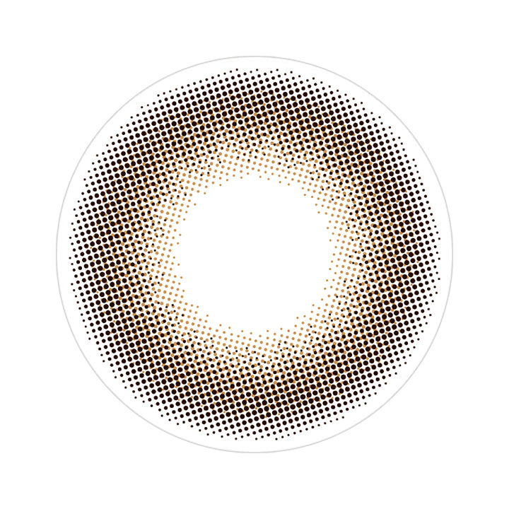 涙目ブラウン(Namidame Brown)のレンズ画像 | トリコニナル Toriconinaru 1day カラコン カラーコンタクト
