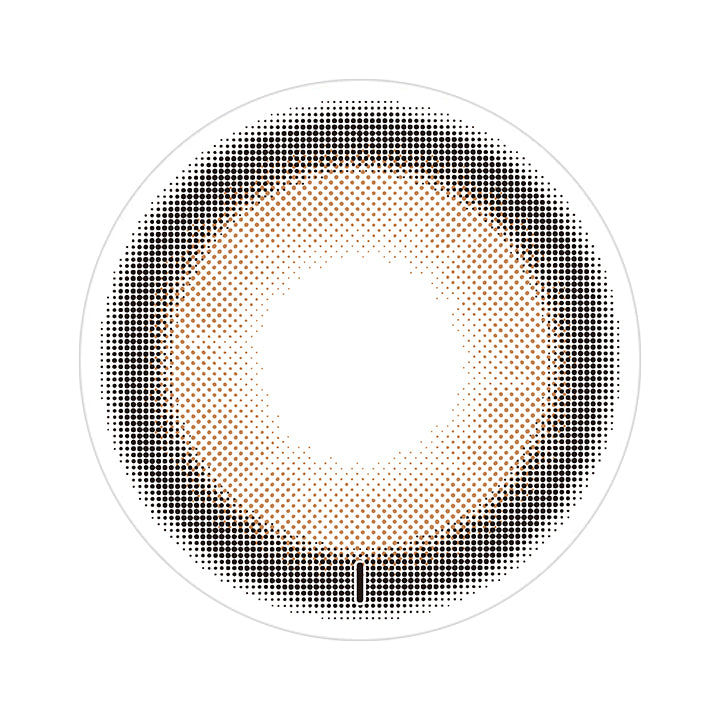 ブラウンバニートーリック(Brown Bunnuy Toric)のレンズ画像 | モラクトーリック Molak toric 1day 乱視用カラコン カラーコンタクト
