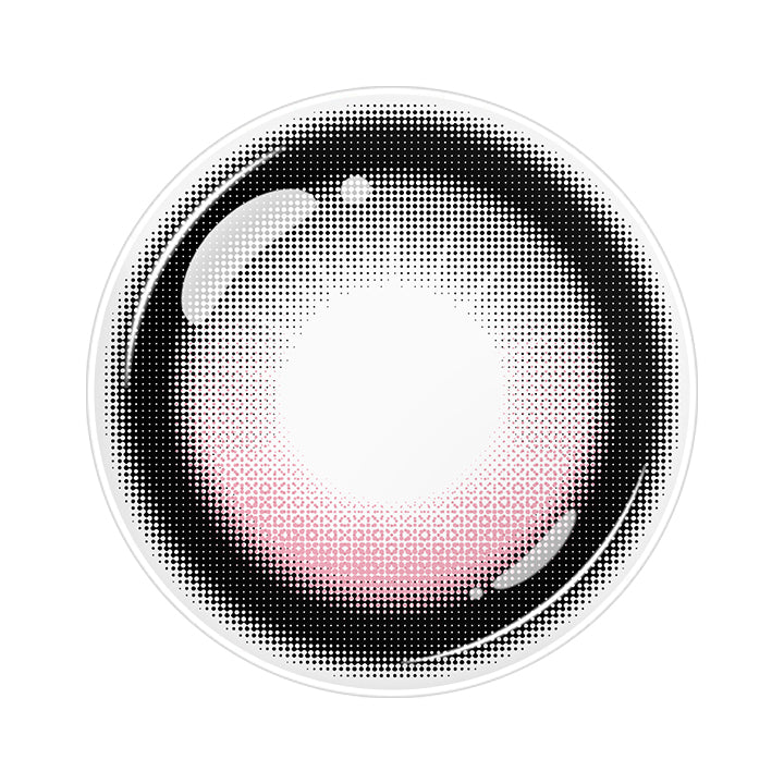 ばぐもれピンク(Bagumore Pink)のレンズ画像 | シャプン chapun 1day カラコン カラーコンタクト
