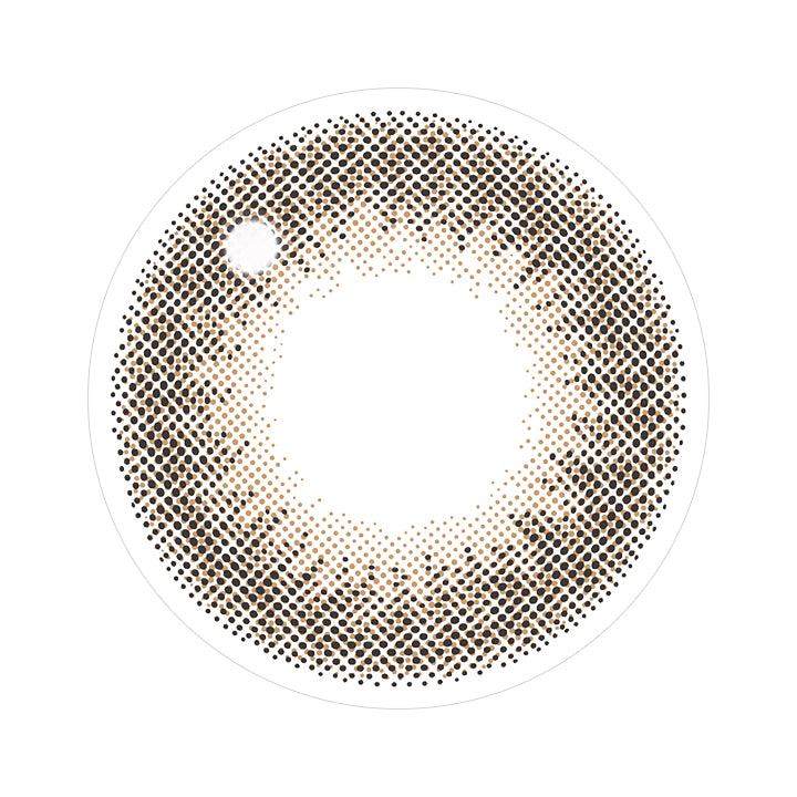 シアーセーブル(Sheer Sable)のレンズ画像 | レヴィアワンマンスカラー ReVIA 1MONTH COLOR カラコン カラーコンタクト
