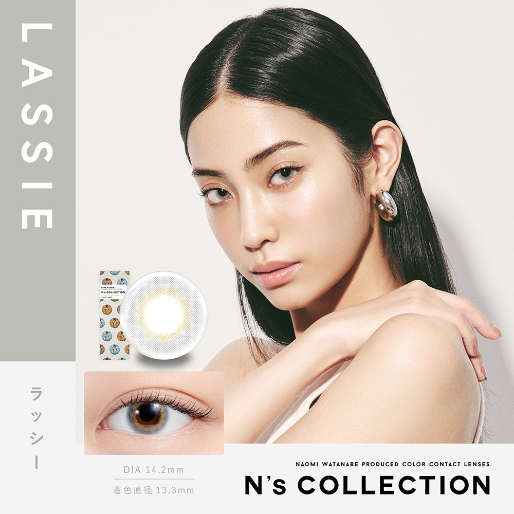 エヌズコレクション(N's COLLECTION),ラッシー(LASSIE),DIA14.2mm,着色直径13.3mm|エヌズコレクション N's COLLECTION カラコン カラーコンタクト