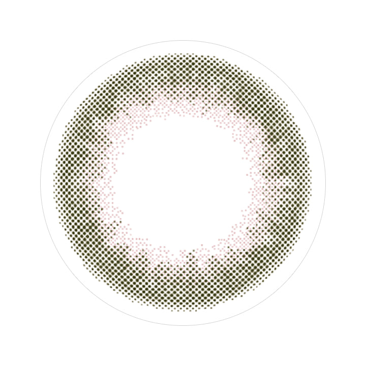コットンオリーブのレンズ画像|ルミアコンフォートワンデーサークル(LuMia comfort 1day CIRCLE)コンタクトレンズ
