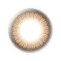 アプリコットブラウンのレンズ画像|エバーカラーワンデーナチュラル(EverColor1day Natural)ワンデーコンタクトレンズ