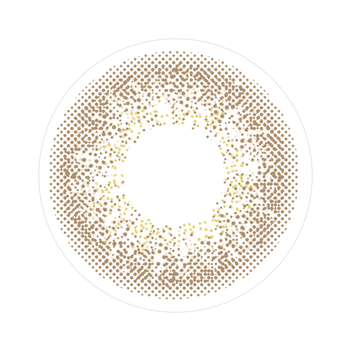 ラスターキャメルのレンズ画像|アイジェニックバイエバーカラー(EYEGENIC by EverColor)コンタクトレンズ