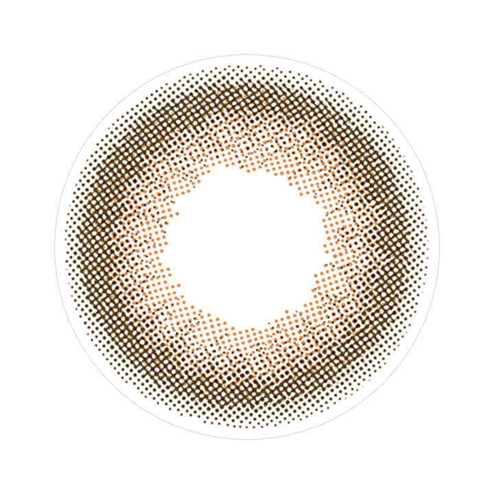 ナチュラルベージュブラウンのレンズ画像|カラーズワンデー(colors1d)コンタクトレンズ