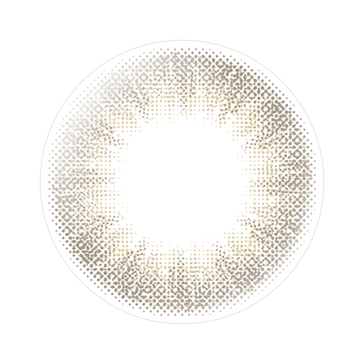 アンティークベージュのレンズ画像|エバーカラーワンデーナチュラルモイストレーベルUV(EverColor1day Natural MOIST LABEL UV)ワンデーコンタクトレンズ