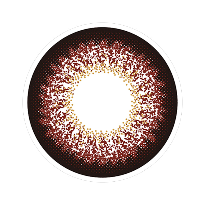 メガドーナツブラウンのレンズ画像|カラーズワンデー(colors1d)コンタクトレンズ