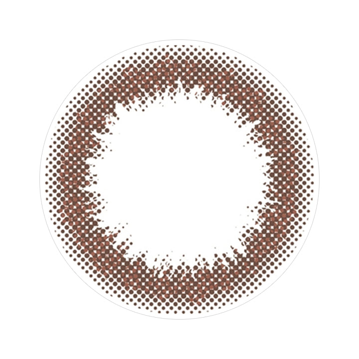 ブラウンのレンズ画像|アイメイクワンマンス(eyemake 1month)コンタクトレンズ