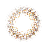 シフォンブラウンのレンズ画像|エバーカラーワンデーナチュラルモイストレーベルUV(EverColor1day Natural MOIST LABEL UV)ワンデーコンタクトレンズ