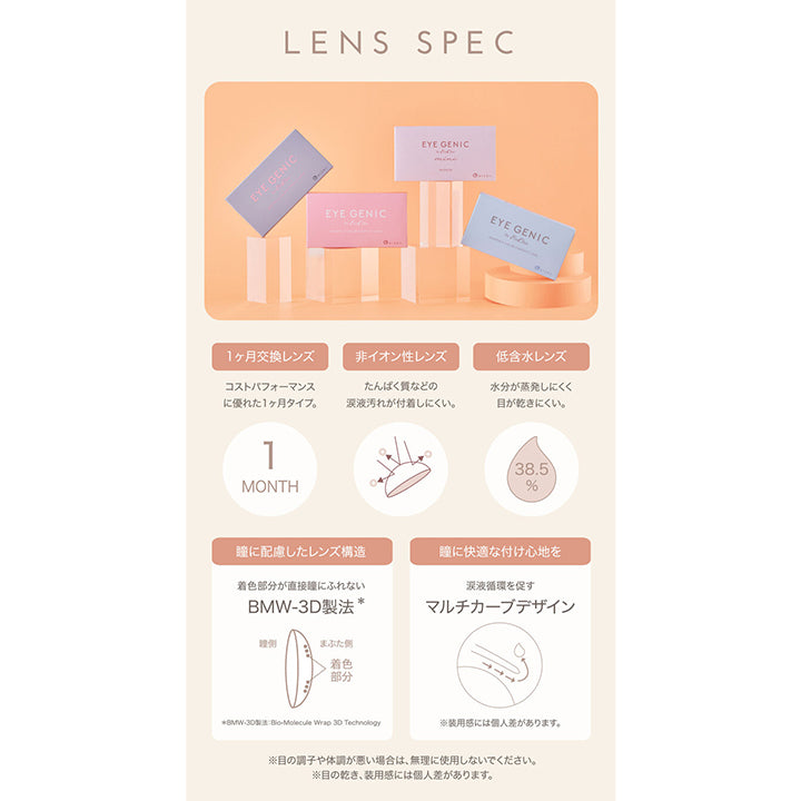 アイジェニックバイエバーカラー(EYEGENIC by EverColor) 度なし シェイドオリーブ