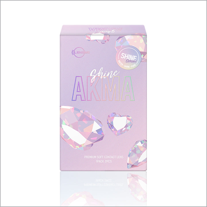 シャインミスティゴールドブラウンのパッケージ画像|エイケーエムエーバイレンズミー(AKMA BY LENSME)コンタクトレンズ
