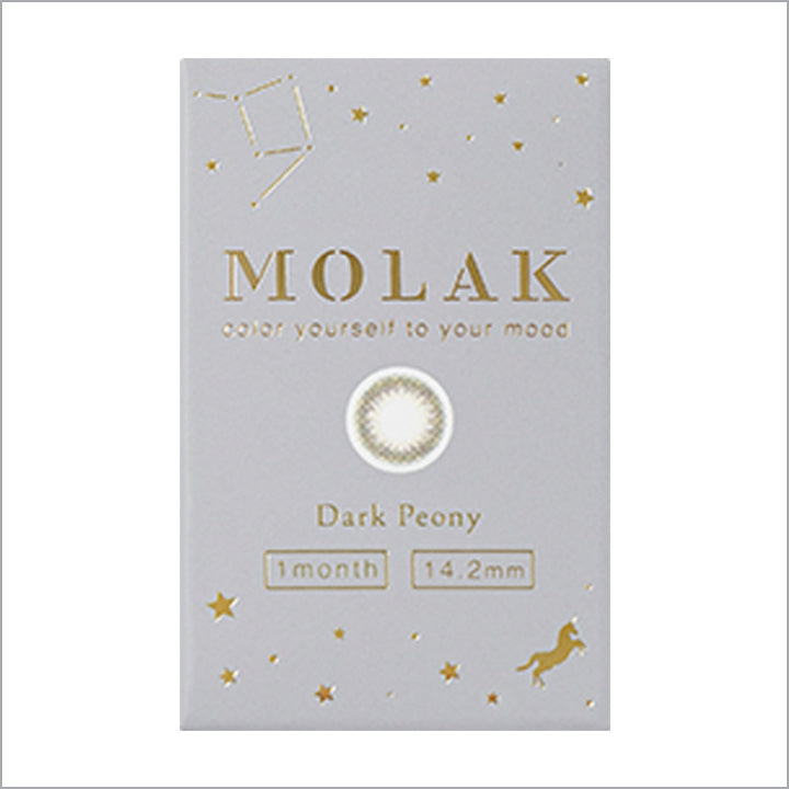 ダークピオニーのパッケージ画像|MOLAK(モラク)マンスリーコンタクトレンズ