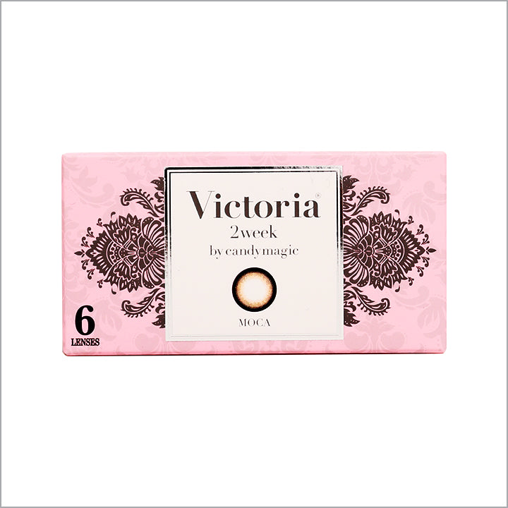 モカのパッケージ画像|ヴィクトリア2ウィーク(Victoria 2week)コンタクトレンズ