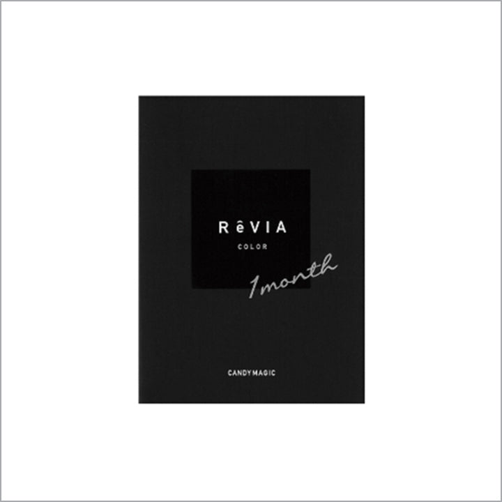 レヴィアカラーワンマンスのパッケージ画像|レヴィアワンマンスカラー(ReVIA 1MONTH COLOR)コンタクトレンズ