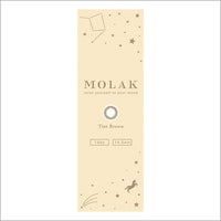ティントブラウンのパッケージ画像|モラクワンデー(MOLAK 1day)ワンデーコンタクトレンズ