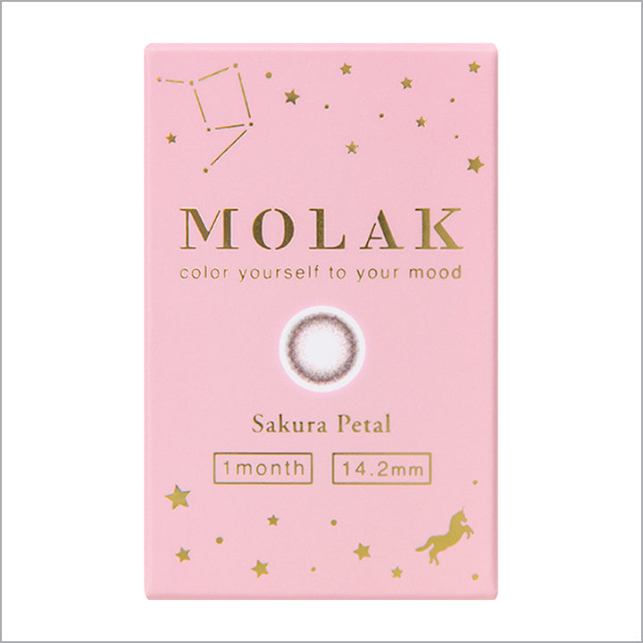 サクラペタルのパッケージ画像|モラクワンマンス(MOLAK 1month)マンスリーコンタクトレンズ