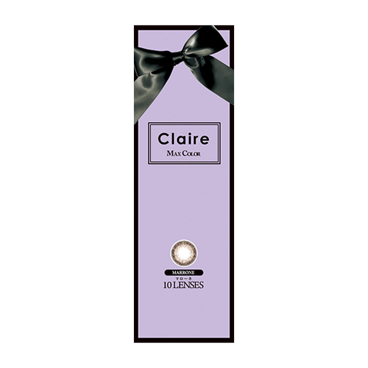 マローネのパッケージ画像|Claire by MAX COLOR(クレア by マックスカラー)コンタクトレンズ