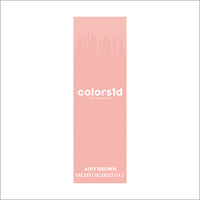 エアリーブラウンのパッケージ画像|カラーズワンデー(colors1d)コンタクトレンズ