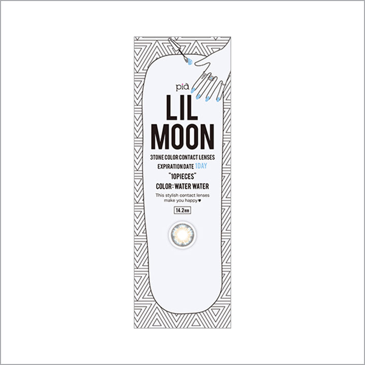 ウォーターウォーターのパッケージ画像|LILMOON 1day(リルムーン ワンデー)コンタクトレンズ