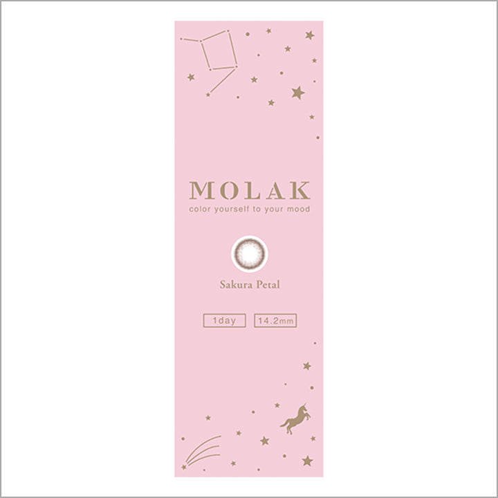 サクラペタルのパッケージ画像|モラクワンデー(MOLAK 1day)ワンデーコンタクトレンズ