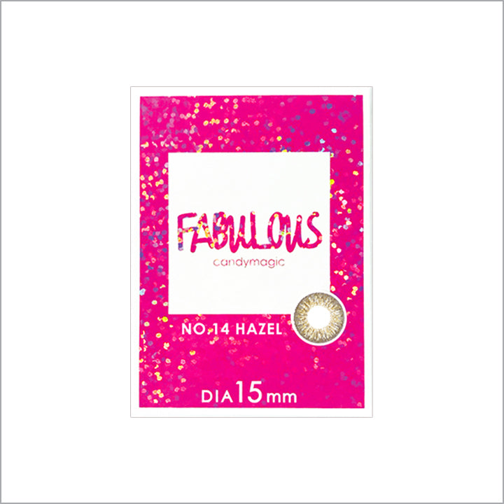 NO.14ヘーゼルのパッケージ画像|ファビュラス(FABULOUS)コンタクトレンズ