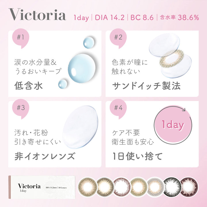 ヴィクトリアワンデー(Victoria 1day) ベルベットモカ